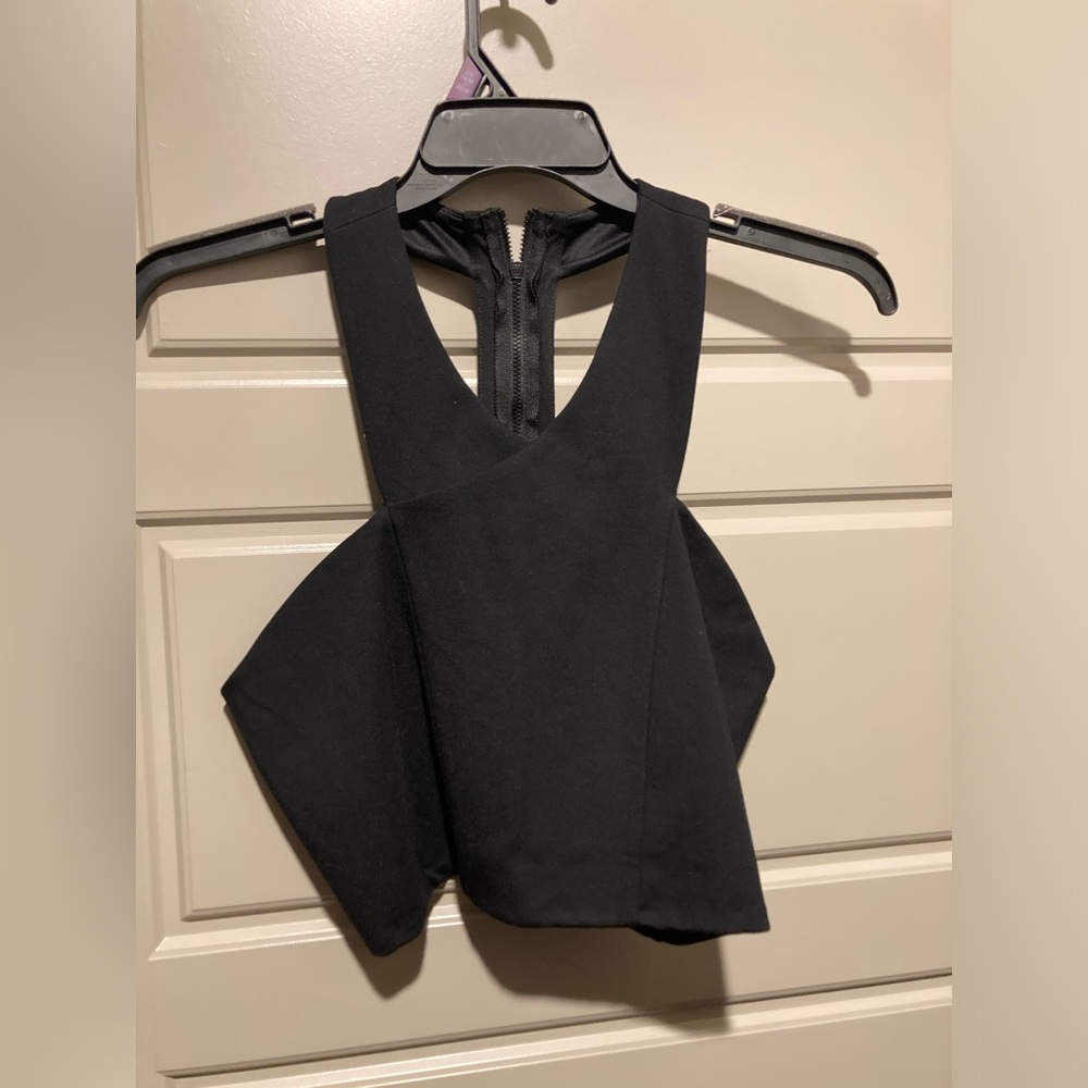 EXPRESS Black crop Top
